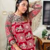 আজরাখ কটন সেমি লং ফতুয়া | Ajrak Cotton Printed Semi Long Fatuya